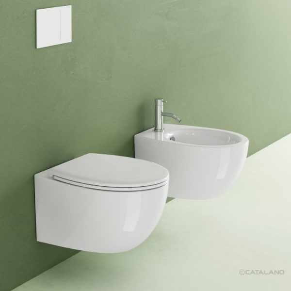 Bidet ITALY 52 BIANCO SOSPESO CATALANO - immagine 2